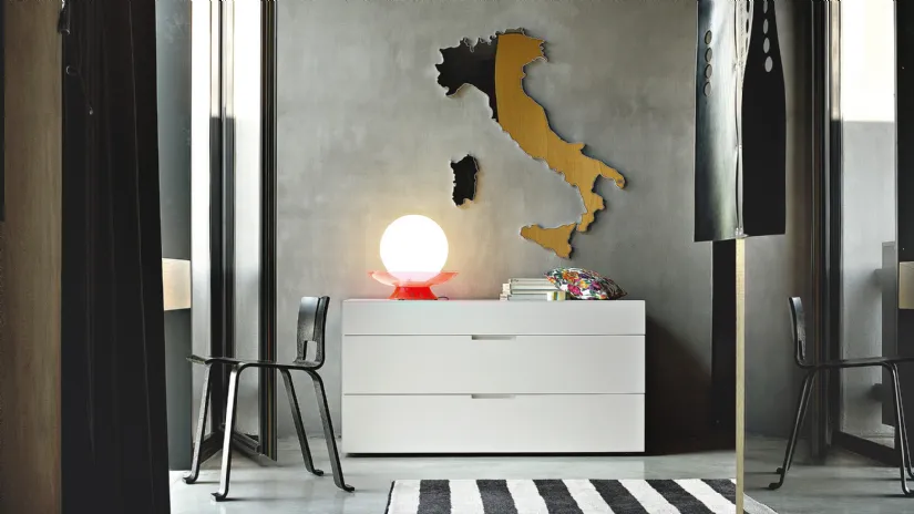 Comò a 3 cassetti Flin di Lema