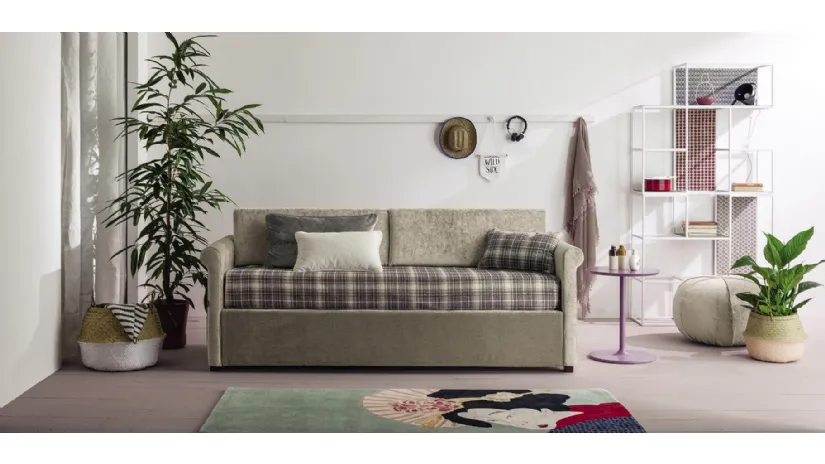 Daybed singolo in tessuto Camelia Mod 32 di Twils