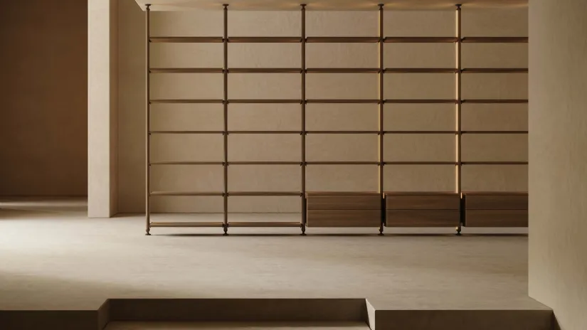 Libreria divisoria L25 di Lema