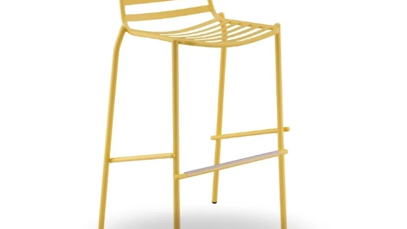 Sgabello in metallo Trampoliere di Midj