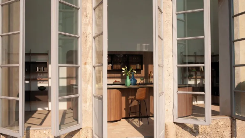 Cucina Design Tangram Melting Light di Cesar